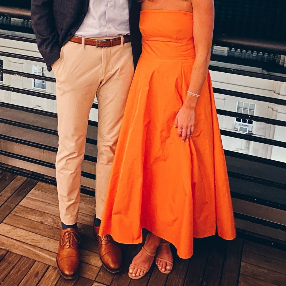 NWT Kate spade orange dress